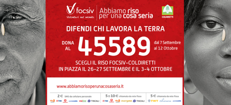 Riparte la campagna Abbiamo riso per una cosa seria – Dona al 45589