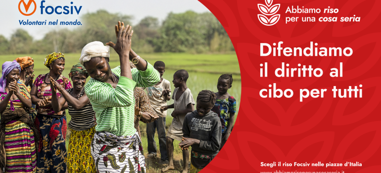 Online il nuovo spot: torna “Abbiamo riso per una cosa seria”, la campagna Focsiv per il diritto al cibo
